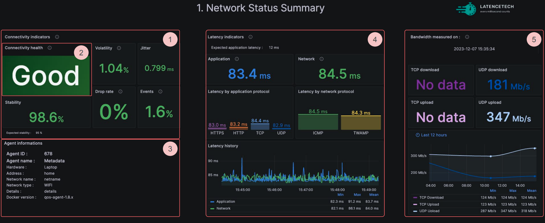 Network Status Summary