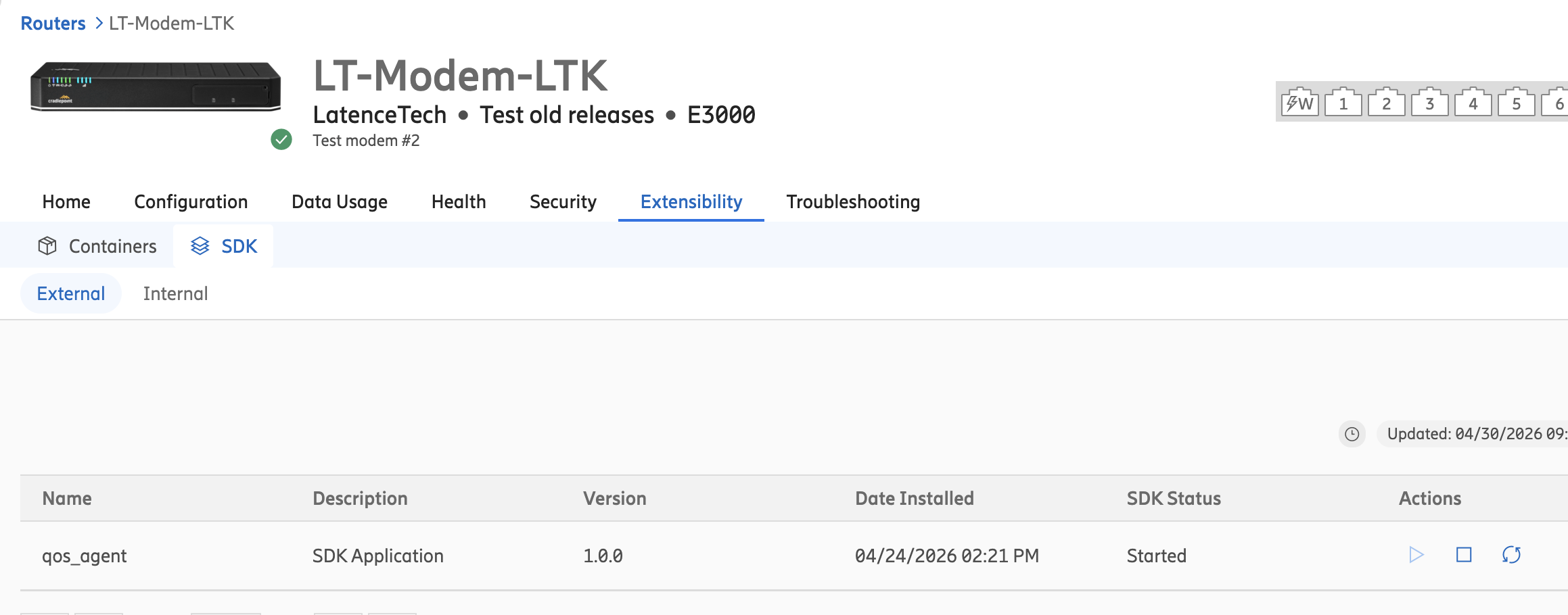 SDK-agent-installed