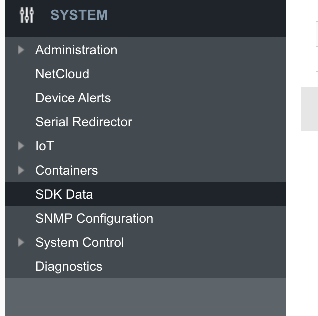 SDK-sidebar
